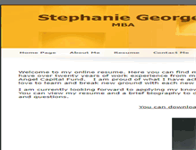 Tablet Screenshot of hirestephaniegeorge.com